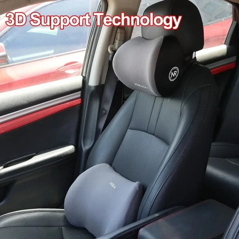 Memory Foam Car Neck Pillow Lumbar Support - New Memory Foam Car Neck Pillow