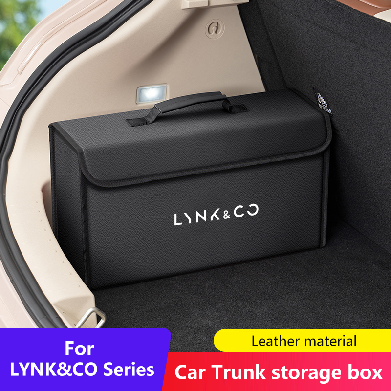 Car Leather Trunk Storage Box  - Car Trunk Organizer Foldable Storage Box ulasan dan harga