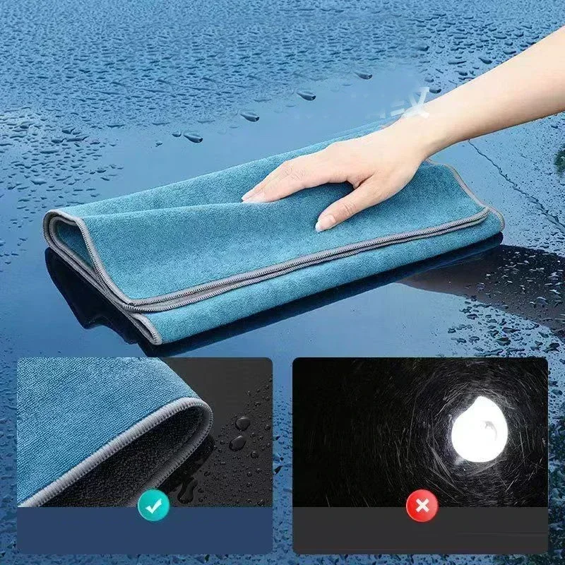 Plush Short Pile Microfiber To - Microfiber Car Drying Towel Super Absorbent ulasan dan harga