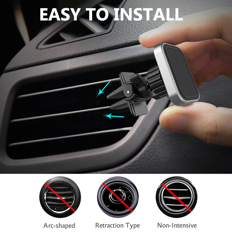 Multifunctional Universal Car  - Magnetic Phone Holder For Car Vent ulasan dan harga