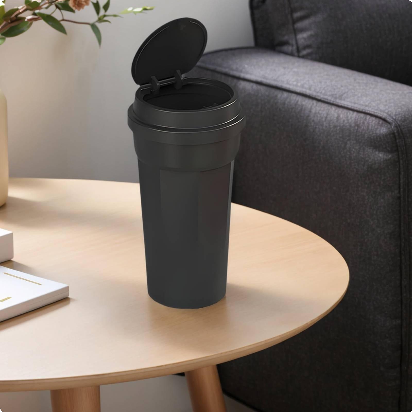 Car Trash Can with Lid Small A - Waterproof Car Trash Can With Lid ulasan dan harga