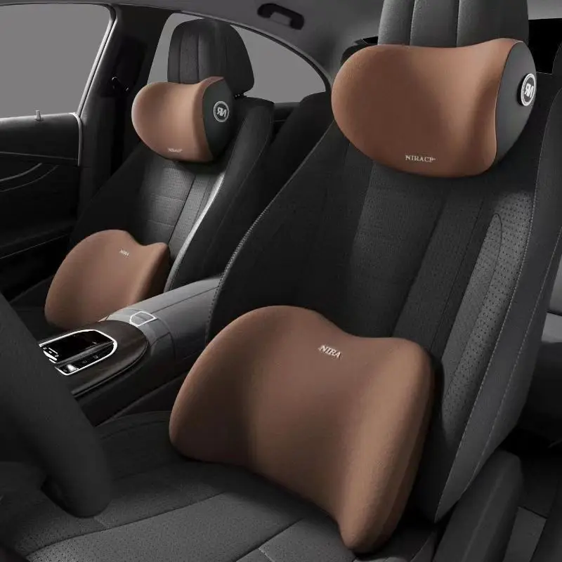 Ergonomic memory foam car seat - Memory Foam Car Neck Pillow Lumbar Support ulasan dan harga