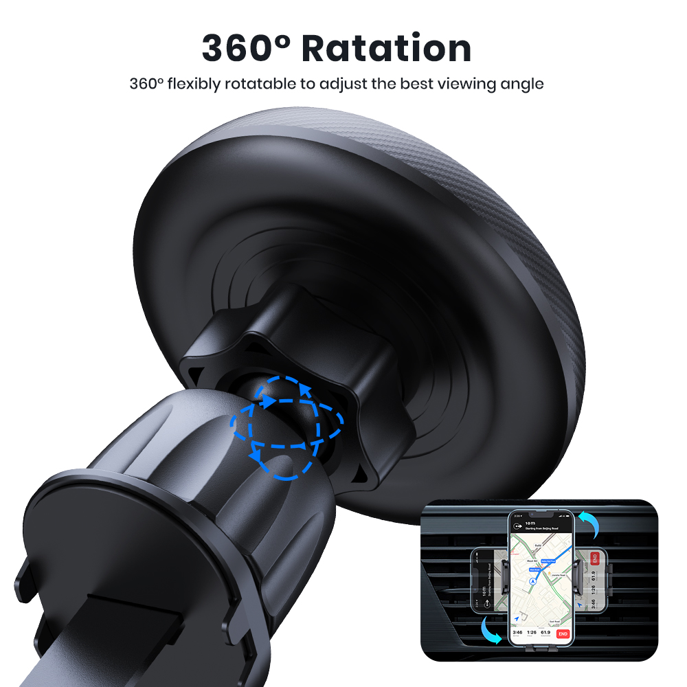 TOPK Magnetic Car Phone Holder - Magnetic Phone Holder For Car Vent ulasan dan harga