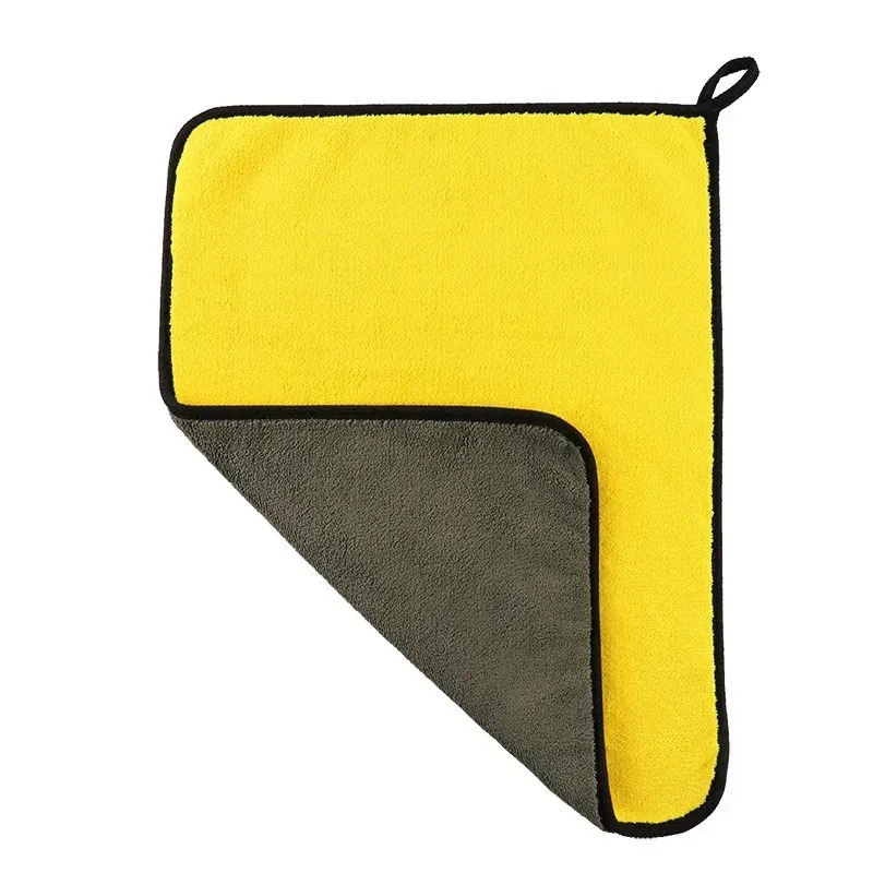 1/2/3pcs Double Sides Car Micr - Microfiber Car Drying Towel Super Absorbent ulasan dan harga