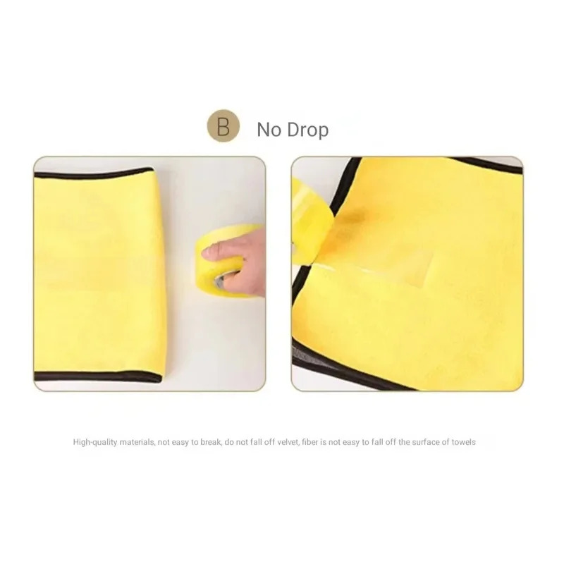 1/2/3pcs Double Sides Car Micr - Microfiber Car Drying Towel Super Absorbent ulasan dan harga