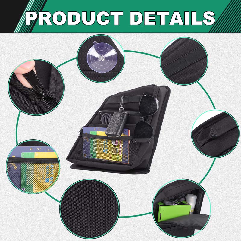 Rear Quarter Window Organizer  - Car Trunk Organizer Foldable Storage Box ulasan dan harga