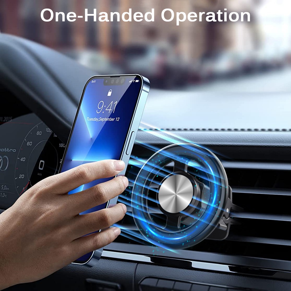 Magnetic Car Phone Holder Mini - Magnetic Phone Holder For Car Vent ulasan dan harga